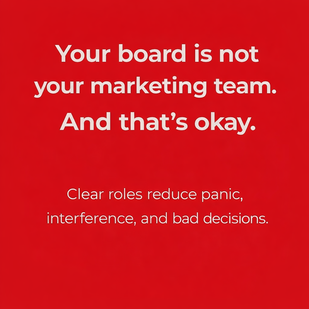 Your Board Is Not the Enemy